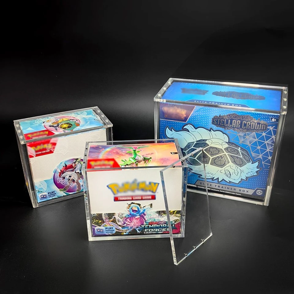 Acrylic ETB Display Case For Pokémon Scarlet & Violet Obsidian Flames Series high quality
